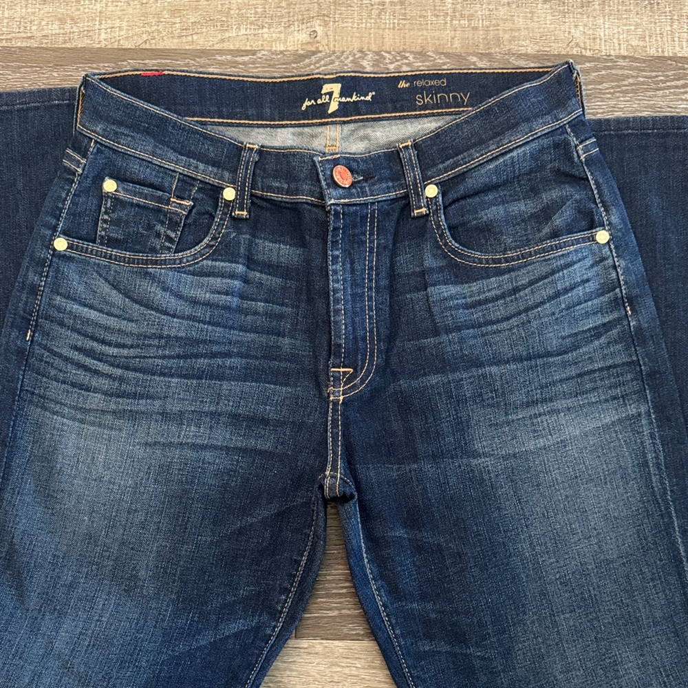 Women’s 7 For All Mankind Relaxed Skinny Jeans Size 28